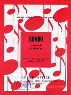 Rondo en Ré Majeur Ignace Joseph Pleyel Partition Accordéon