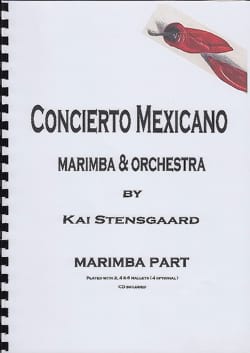 Concierto Mexicano - Marimba Part Kai Stensgaard Partition Marimba
