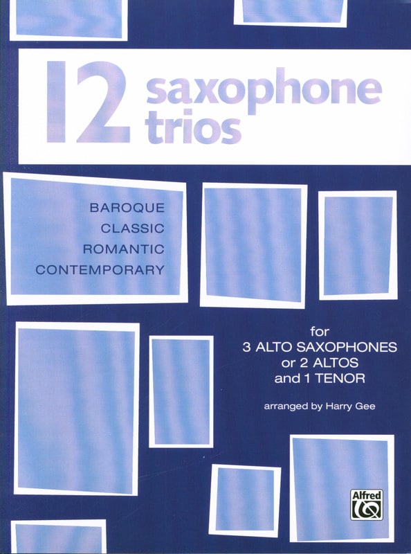 12 Saxophone Trios Partition Saxophone