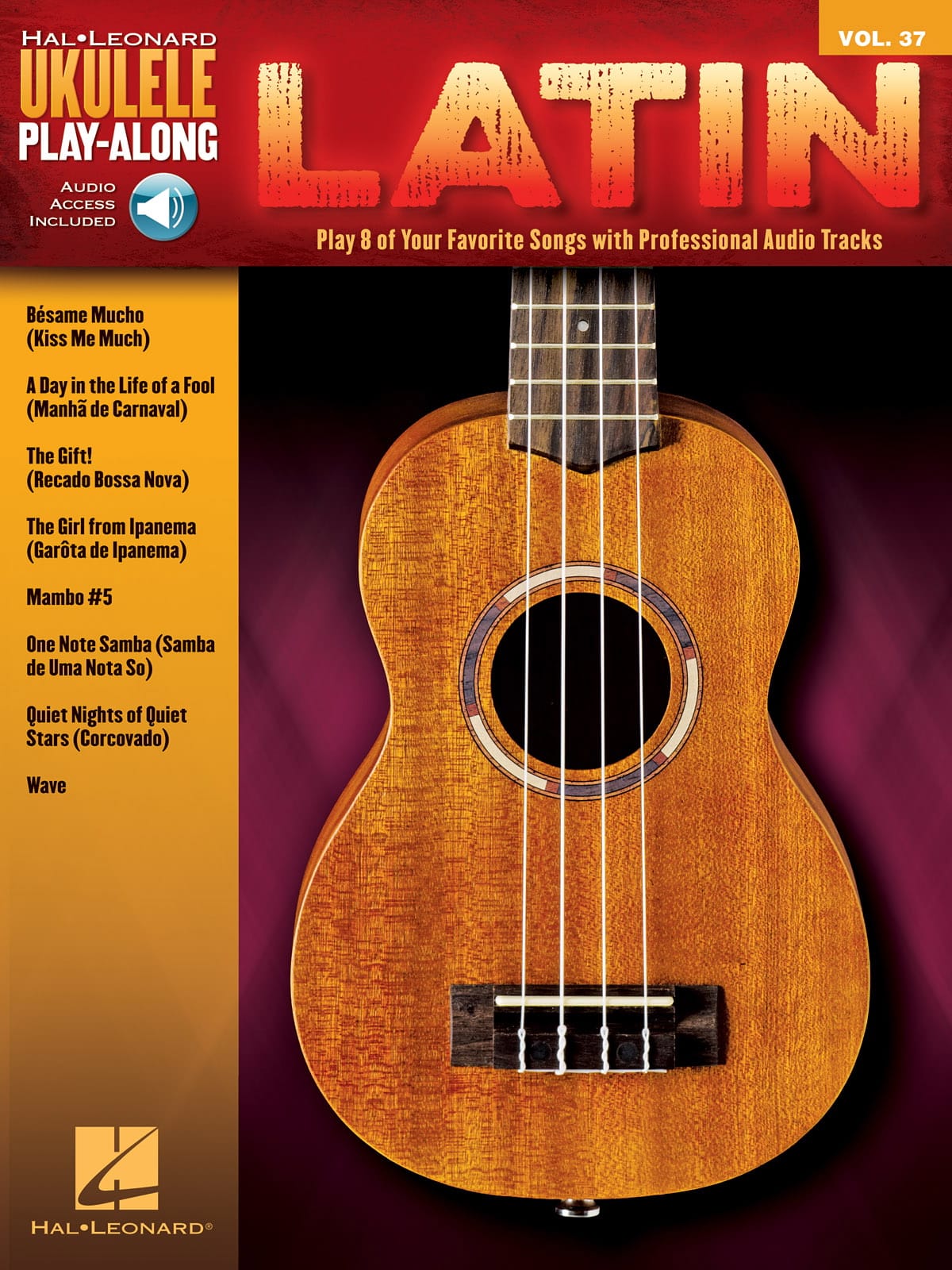 Ukulele Play-Along Volume 37 - Latin Partition Musique du monde