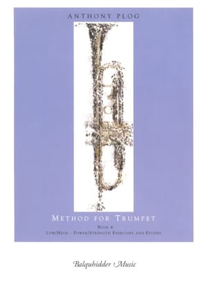 Method for trumpet book 6 Anthony Plog Partition Trompette