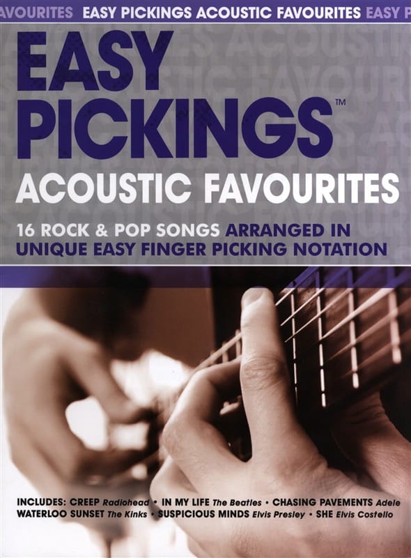Easy Pickings Acoustic Favourites Partition Guitare