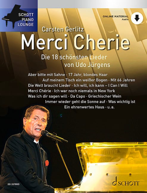 Merci Chérie Udo Jürgens Partition Pop / Rock