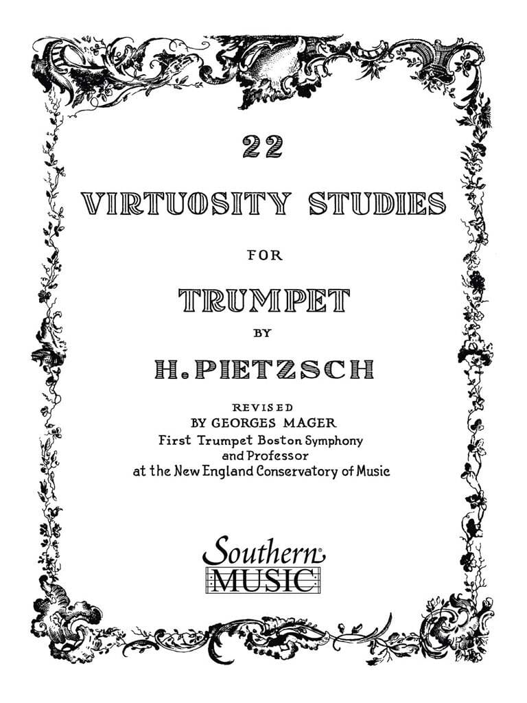 22 Virtuosi Studies Hermann Pietzsch Partition Trompette