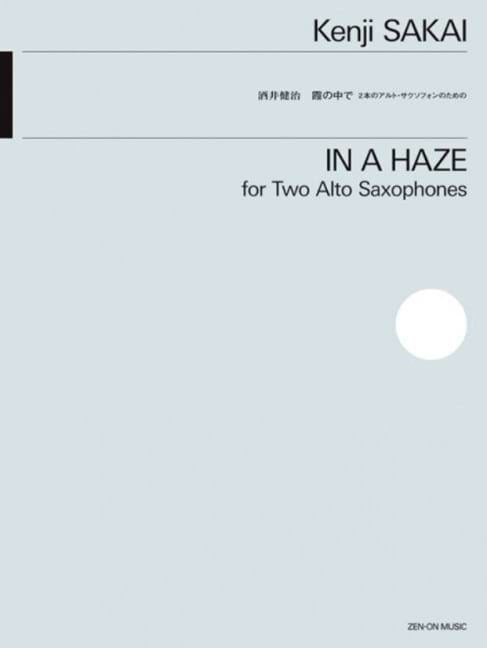 In a Haze Kenji Sakai Partition Saxophone