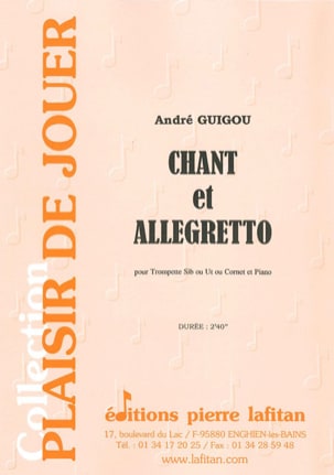 Chant Et Allegretto André Guigou Partition Trompette