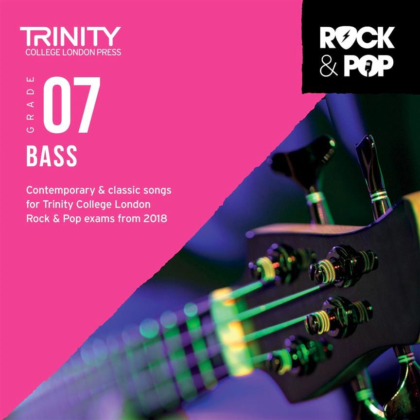 Trinity Rock and Pop 2018-20 Bass Grade 7 CD Partition Pop / Rock