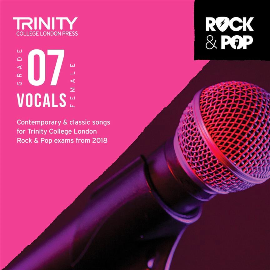 Trinity Rock and Pop 2018-20 Vocals Grade 7 CD - Woman's Voice - 