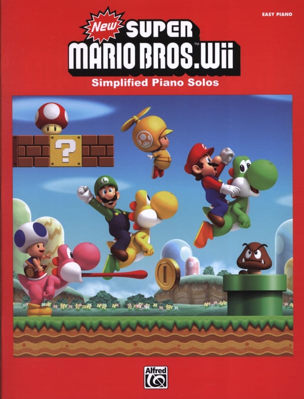 Super Mario Bros. Wii - Piano Simplifié Partition Musique de film