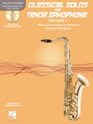 Classical Solos for Tenor Saxophone Volume 2 Partition Saxophone