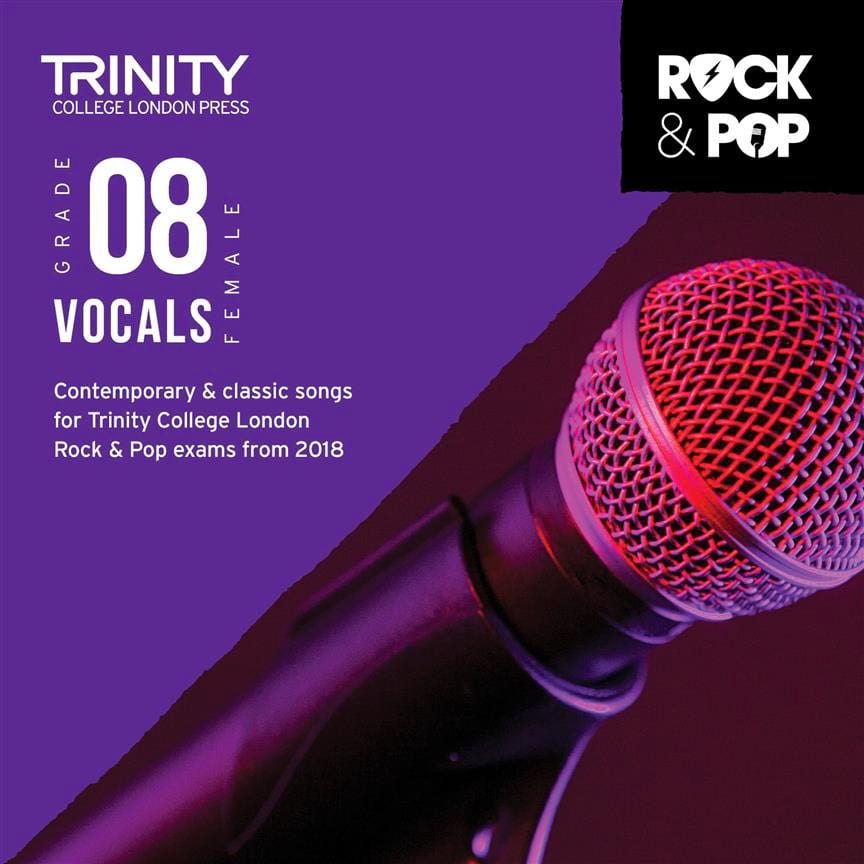 Trinity Rock and Pop 2018-20 Vocals Grade 8 CD - Woman's Voice - 