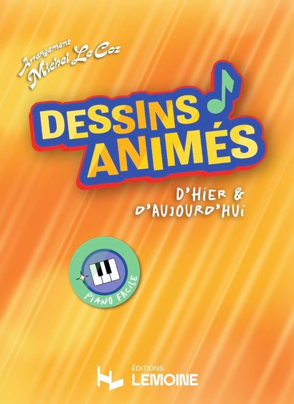 Dessins Animés au Piano Partition Musique de film