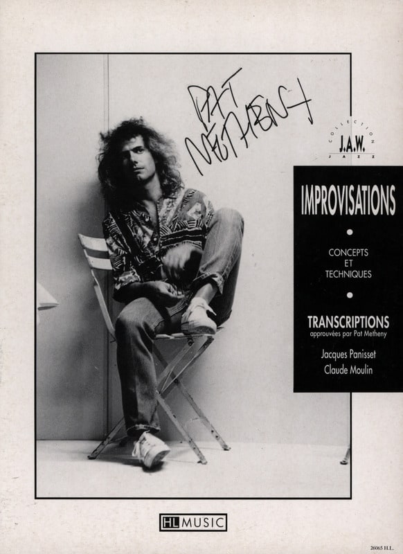 Improvisations - Concepts Et Téchniques Pat Metheny Partition Jazz