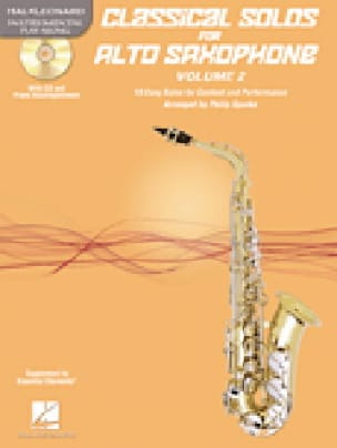 Classical Solos for Alto Saxophone Volume 2 Partition Saxophone