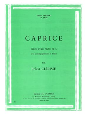 Caprice Robert Clérisse Partition Saxophone