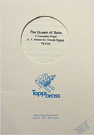 The Queen Of Saba HAENDEL Partition Trompette