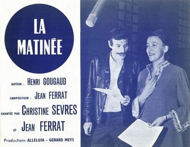 La Matinée - Jean Ferrat - Partition - Chanson française