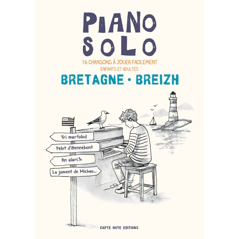 Piano Solo - Bretagne Breizh Partition Musique du monde