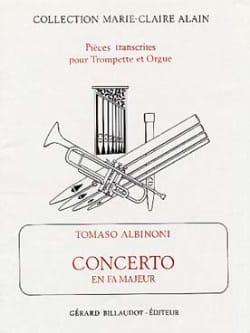 Concerto En Fa Majeur ALBINONI Partition Trompette