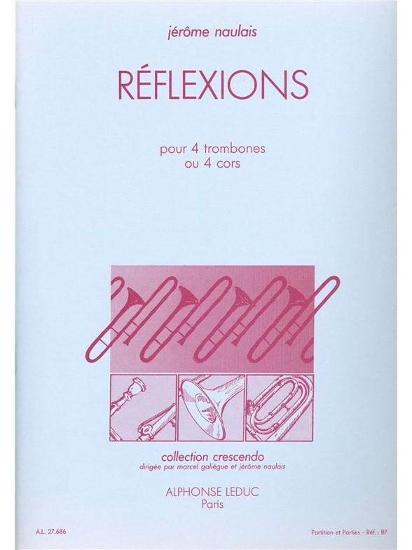 Réflexions Jérôme Naulais Partition Trombone