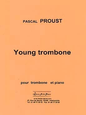 Young trombone Pascal Proust Partition Trombone