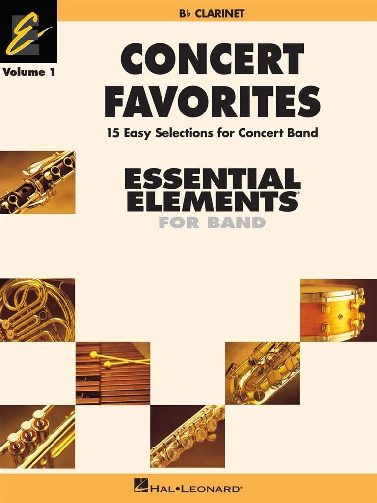 Concert favorites volume 1 Clarinette Sib Partition ENSEMBLES, BANDS