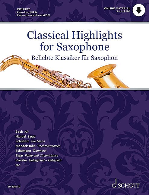 Classical Highlights - Saxophone Alto Partition Saxophone