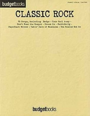 Budget books - Classic rock Partition Pop / Rock