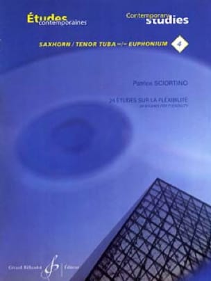 24 Etudes sur la flexibilite Patrice Sciortino Partition Tuba