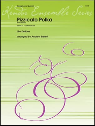 Pizzicato Polka DELIBES Partition Saxophone