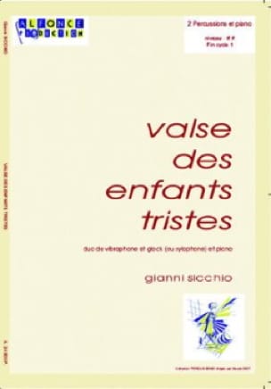 Valse Des Enfants Tristes Gianni Sicchio Partition Multi Percussions
