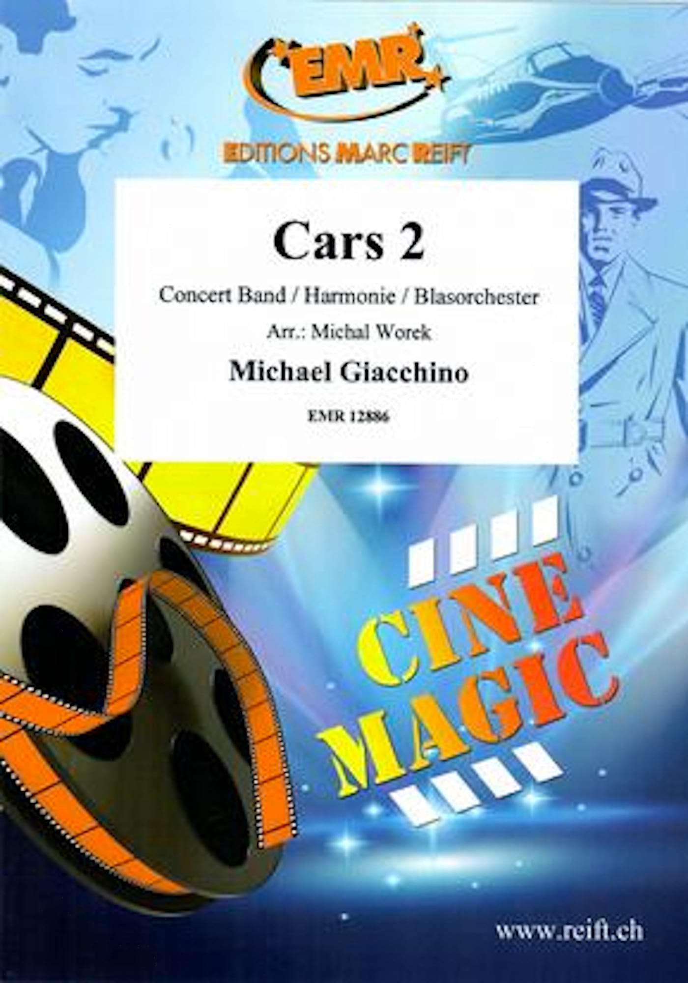 Cars 2 - Concert Band Michael Giacchino Partition