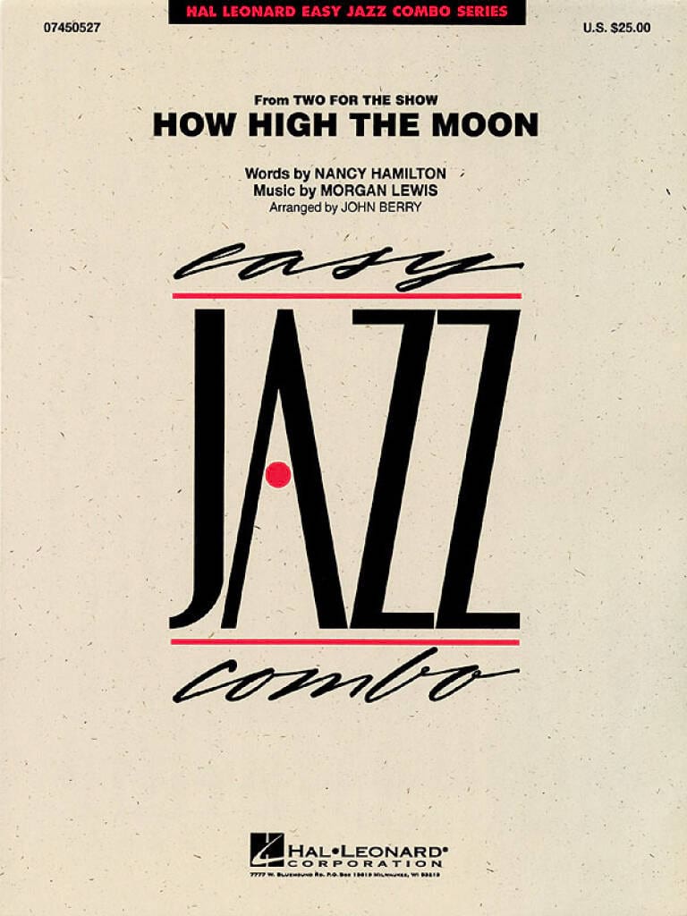 How High The Moon - Conducteur Morgan Lewis Partition Ensembles, Bands