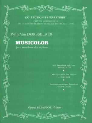 Musicolor Dorsselaer Willy Van Partition Saxophone