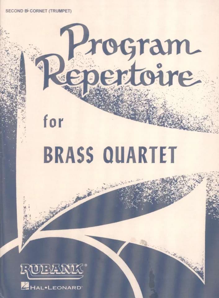 Program Repertoire - Trompette 2 Bb Partition Ensemble de cuivres