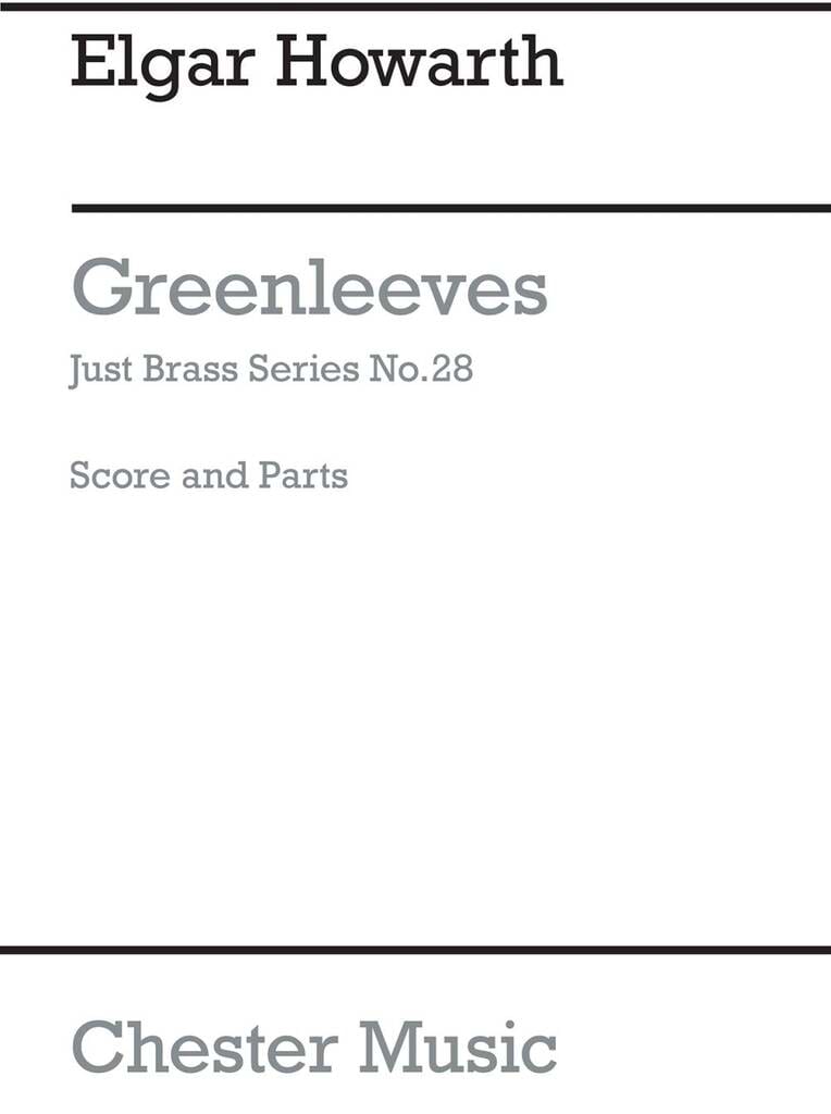 Greensleeves Anonyme Partition Ensemble de cuivres