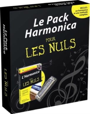 Le pack harmonica pour les nuls avec harmonica, livre et CD