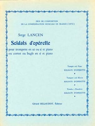 Soldats D' Opérette - Serge Lancen - Partition - Trompette