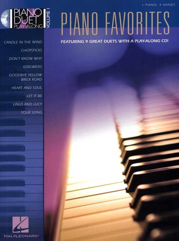 Piano Duet Play-Along Volume 1 - Favourites - Partition - Piano