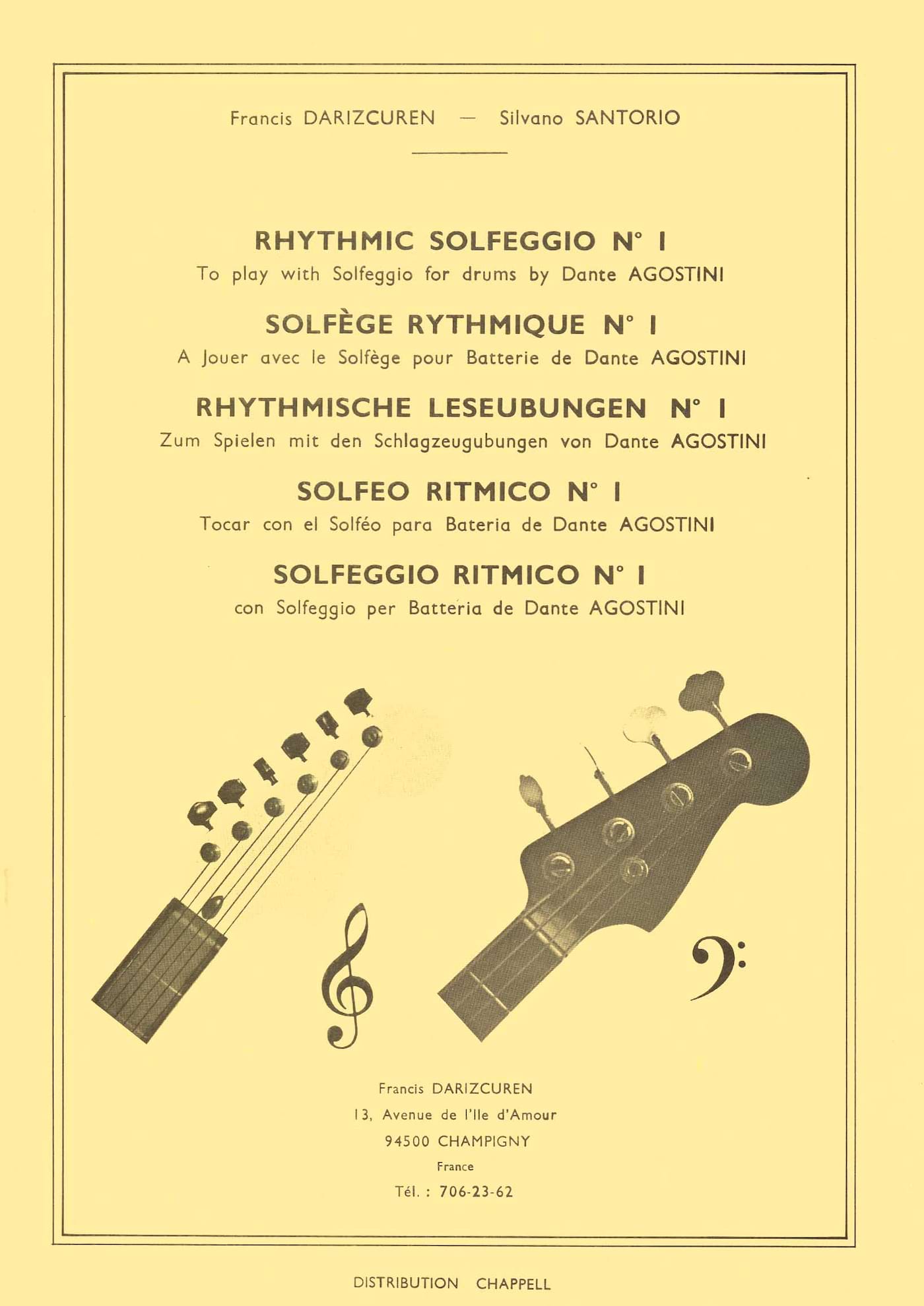 Solfège Rythmique Francis Darizcuren Partition Guitare