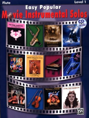 Easy popular movie instrumental solos Partition Flûte traversière