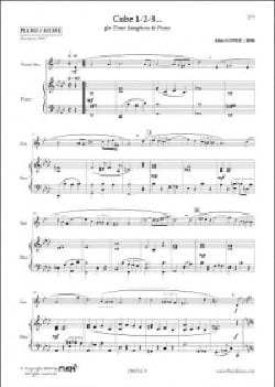 Cube 1-2-3... Alain Lopez Partition Saxophone