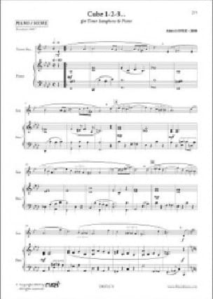 Cube 1-2-3... Alain Lopez Partition Saxophone