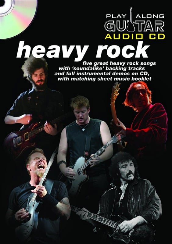 Play Along Guitar Audio Cd - Heavy Rock Partition Guitare