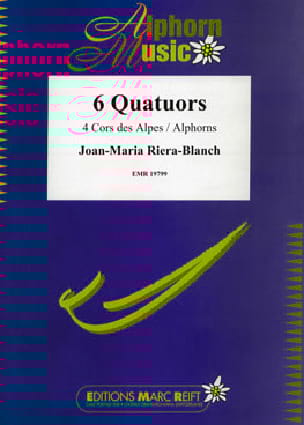 6 quatours Joan-Maria Riera-Blanch Partition