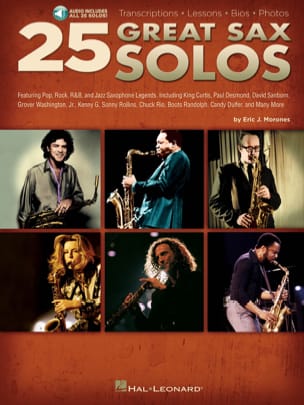 25 Great Sax Solos Partition Saxophone