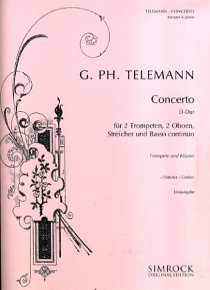 Concerto D Major TELEMANN Partition Trompette