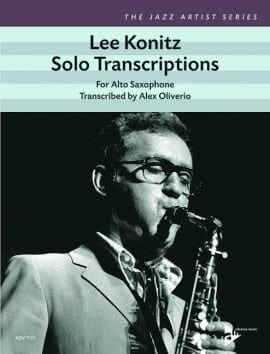 Solo Transcriptions Lee Konitz Partition Saxophone