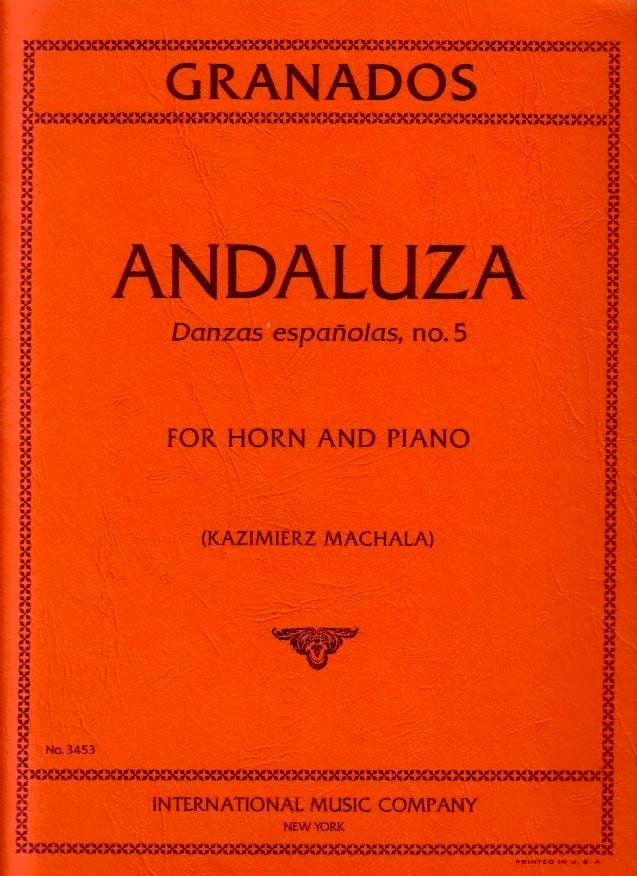 Andaluza - Danza N° 5 GRANADOS Partition Cor