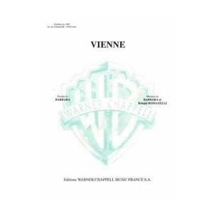 Vienne Barbara Partition Chanson française